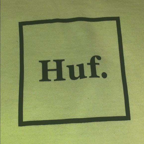 neon yellow hug sweatshirt - Picture 4 of 5